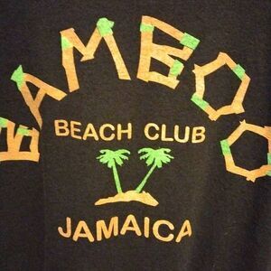Bamboo Beach Club T-shirt, Jamaica, Large